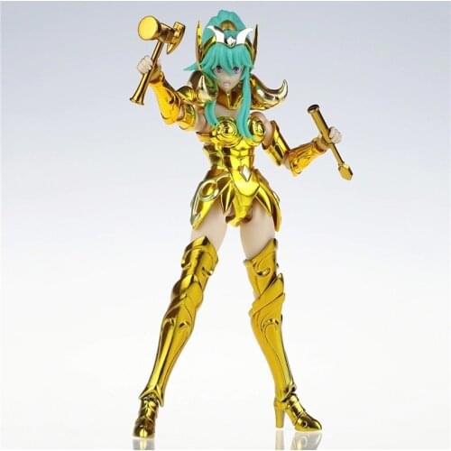 Great Toys Saint Seiya Cloth Myth EX Gold Saint Aries - Dolores Metal With PVC Armor Collection GT Action Figure Toy Gift