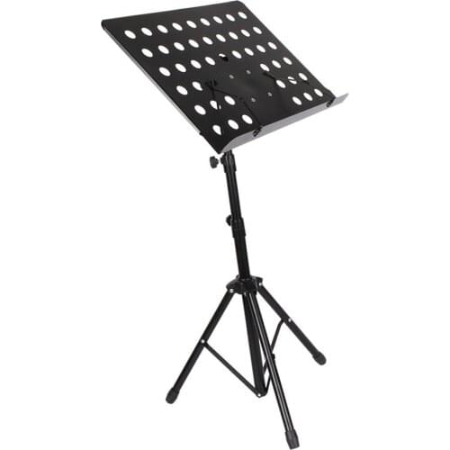 Music Stand Portable Professional Collapsible Sheet Musical Equipment with Music Sheet Clip Holder + Carrying Bag