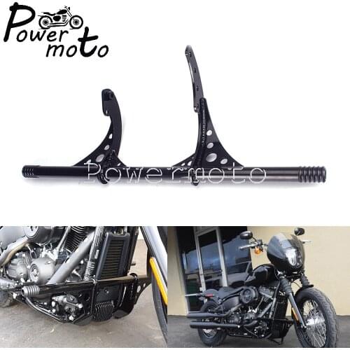 Motorcycle Highway Engine Crash Bar For Harley Softail Street Bob Low Rider 2018-Up Engine Slider Guard Bumper Frame Protector