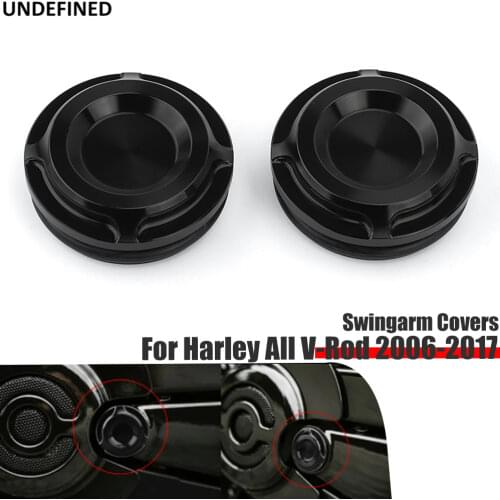 Motorcycle Swingarm Pivot Cover Cap Black for Harley V-Rod Night Rod Street Rod Special VRSCDX Muscle VRSCF VRSCA 2006-2017
