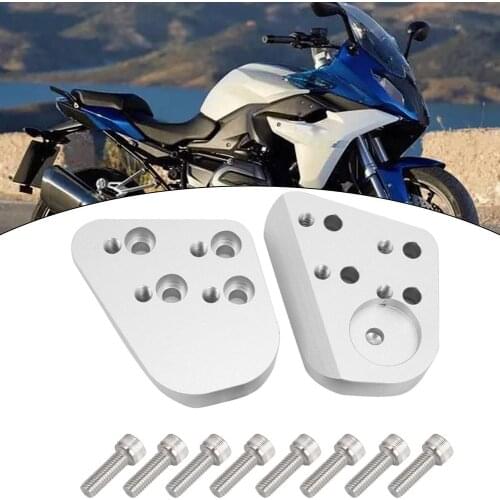 Silver Handlebar Riser Bar Mount Motorcycle Accessories Parts For BMW R1100RT R1150RT R1200RT R1100R R1150R