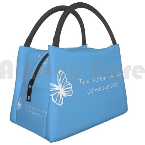 Cooler Lunch Bag Picnic Bag Life Is Strange-This Action Will Have Consequences Life Is Strange This Action