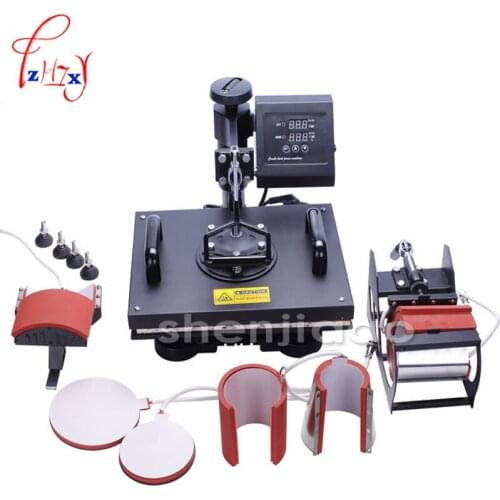 Advanced New Design 8 In 1 Combo Heat, Transfer Machine,Sublimation/Heat Press, Machine For Plate/Mug/Cap/TShirt /Phone case Etc