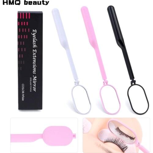 Magnifying Checking Eyelash Extension Grafting Mirror acrylic Handle Plastic Mouth Oral Teeth Care Eyelashes Makeup Tool