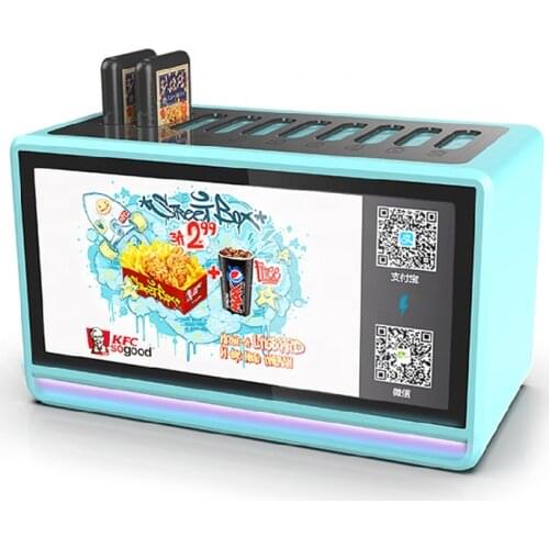 Waterproof public rental power bank docking charging station for retail