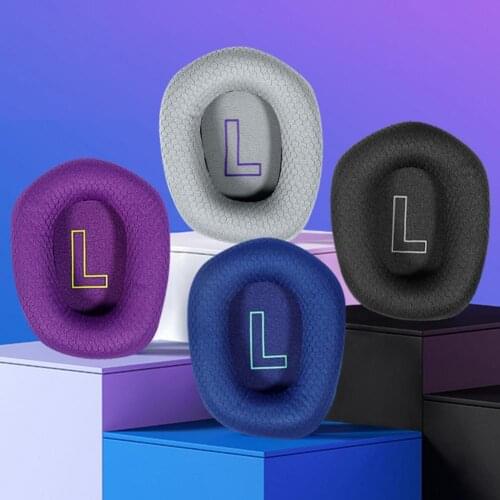 High Elasticity Breathable Mesh Ear Pads Earcaps Headset Replacement Earmuffs for Logitech G733 Headphone