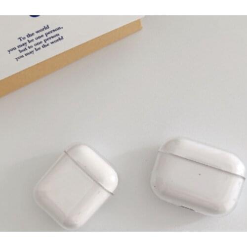 Transparent Wireless Earphone Charging Cover Bag For Apple For AirPods 1 2 Pro Cases Hard PC BT Box Headset Protective Practical