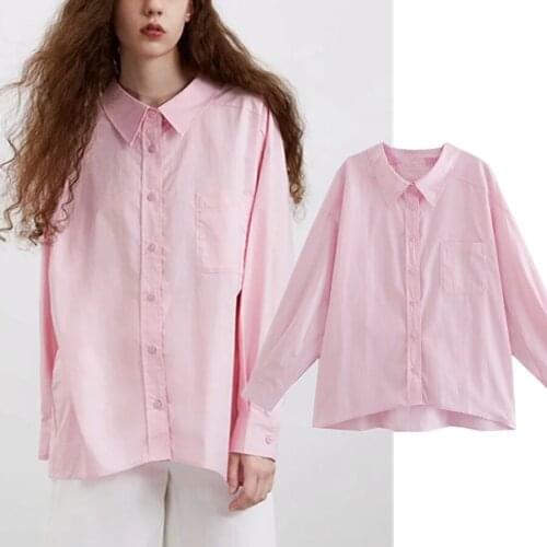 Jenny&Dave Blouse Women Autumn Long Sleeve Loose Blusas Mujer De Moda Shirt England High Street Vintage Oversize Fashion Tops