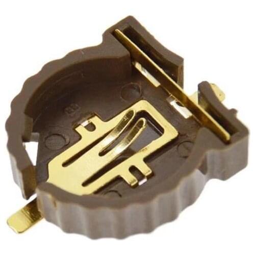 10Pcs/lot CR1225 CR1220 Battery Button Cell Holder Socket Case BS-1220-2