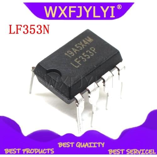 10pcs/lot LF353N LF353P LF353 DIP8