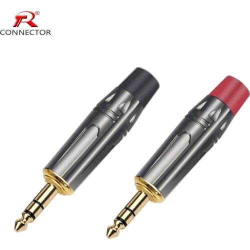 2pcs/1pair Jack 3.5mm R Connector 3Pole Gold-plated stereo 3.5mm jack