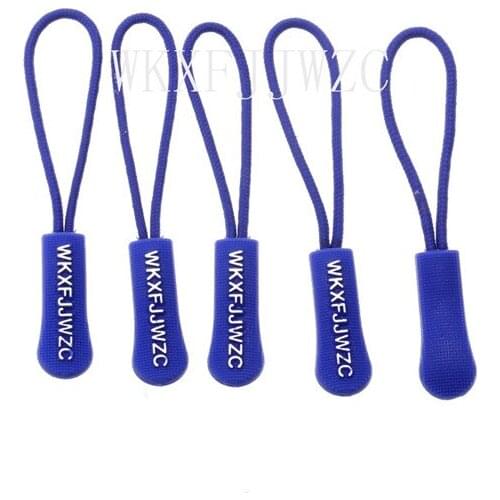 20pcs Deep Blue Zipper Pulls Strong Nylon Cord Non-slip with Rubber Gripper Pull To Fit Any Zipper Materials-Zipper Fixer