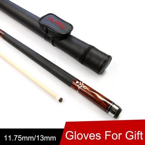 2016 Leather Handle Fury Maple Pool Cues 13mm/11.75mm Tips Billiard Pool Cue Case Set Taco De Billar