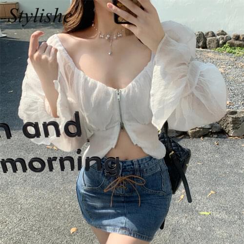 Aelegantmis Off Shoulder Blouses