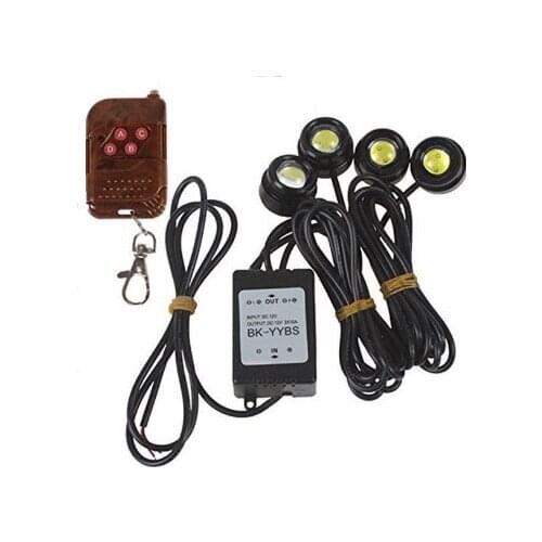One for Four Strobe Lights 16 Mode Eagle Eye Wireless Controller