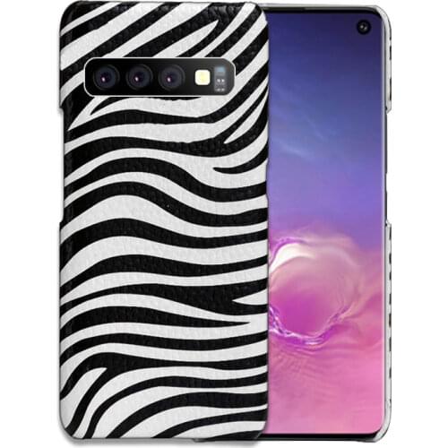 Phone case for Samsung Galaxy S20 Ultra S6 S7 edge S8 S9 S10 S10e Note 8 9 10 Plus A30 A50 A70 A51 A71 Zebra Texture Cover