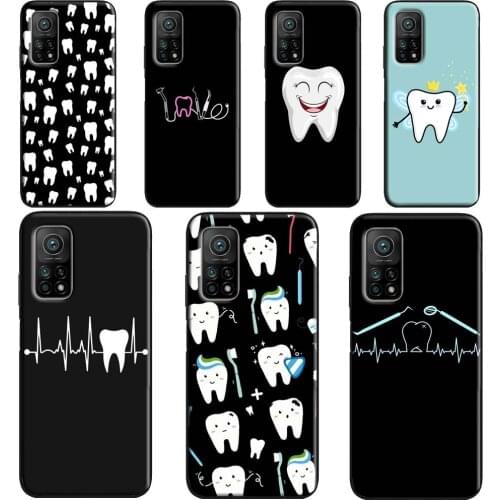 Dentist Dental Teeth Tooth Doctor Case For Xiaomi Mi 11 Ultra 9 10 Note 10 Lite Mi 10T Pro Back Cover For POCO X3 Pro M3 F3