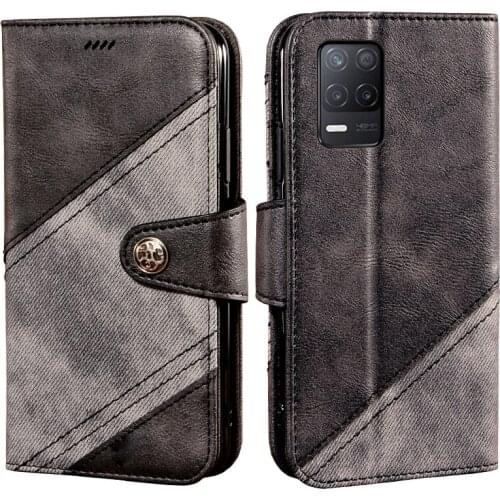 Flip Case For Realme 8 5G Book Leather Case Shockproof Bumper Flip Case For Realme 8 5G Cover