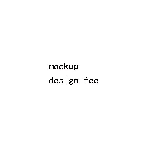 Mockup design fee
