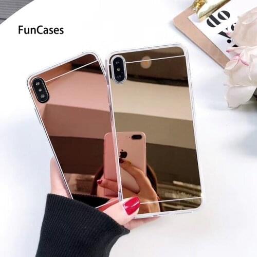 Soft TPU Case For Huawei P Smart Plus 2017 Y9 2018 2019 Nova 4E 3 3E 2S 2i P30 Lite P20 Pro P10 Plus Honor 8C 8A 8X Mirror Cover