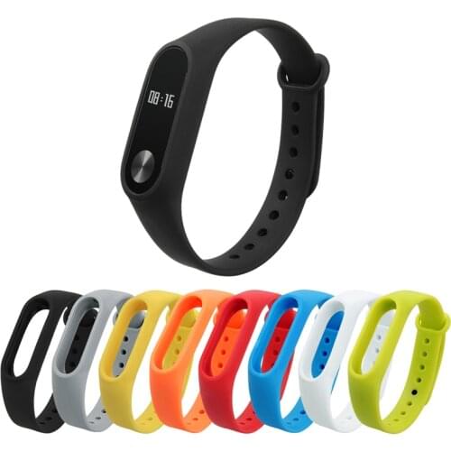 Soft Silicone Replacement Smart Watch Case correas para reloj For Xiaomi Miband Mi band 2 Case Smart Bracelet Cover