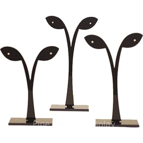 3pcs/lot) Desktop Stand For Earring Jewelry Display Shop Jewelry Window Showcase Organizer Black Color