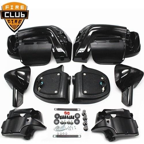 For Harley Touring Models Street Electra Glide Road King FLT FLHT FLHRC 1983-2013 Painted ABS Lower Leg Vented Fairing