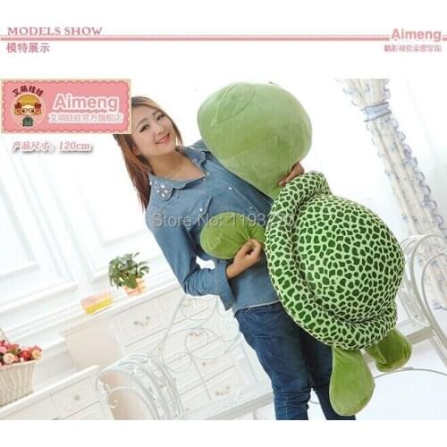 Huge 120 cm turtle plush toy big head tortoise doll throw pillow,Christmas gift w1903