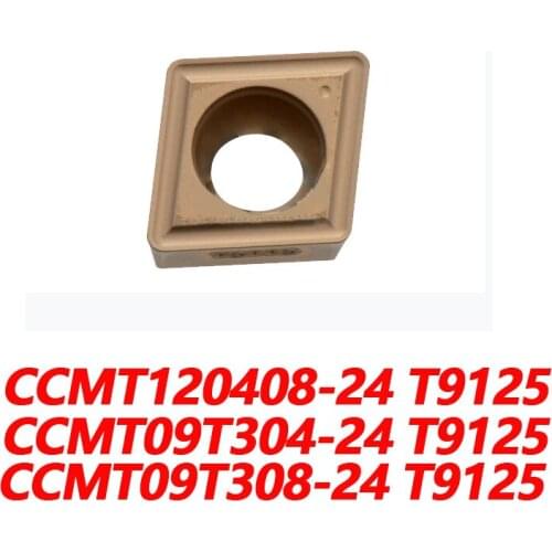 Original CCMT CCMT09T308-24 T9125 CCMT09T304 120408 Carbide Insert Blades Fast Delivery The Best Quality Is The Most Efficient