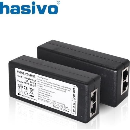 POE 30 watt injector Gigabit POE Injector Ethernet power for POE IP Camera Phone Wireless AP PoE Power Supply