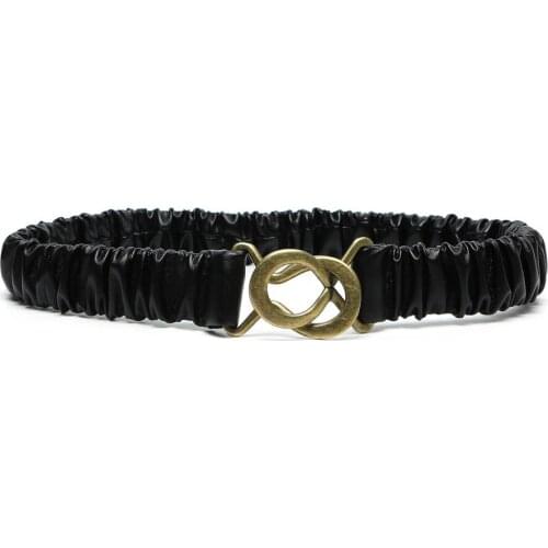 Luxury Brand Women Corset Belts Elasticity Leather 3cm Wide Wasit Belt All-match Coat Real Leather Female Designer Waistband