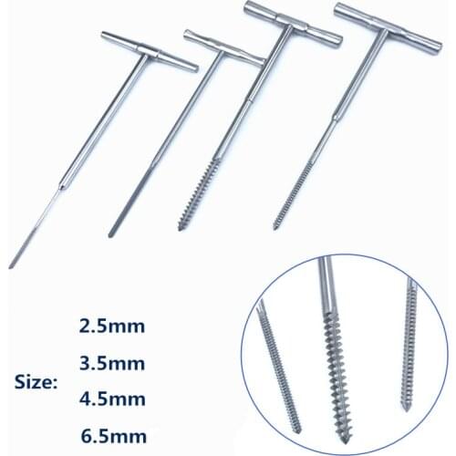 Stainless steel Bone T handle Veterinary orthopedics instrument