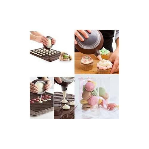 Silicone Macaron Macaroon Pastry Oven Bakeware Mould Sheet Mat 30-Cavity DIY Mold Bakeware Mat Useful tools
