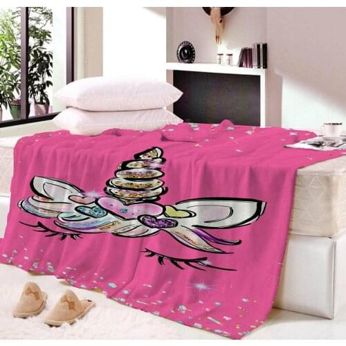 Custom Rainbow Cartoon Super Soft Nap blanket Velvet Plush Beach Towel For Baby Blanket Throws Summer bedsheet Travel Dropship