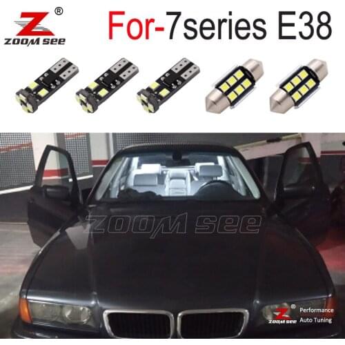 23pc LED door lamp + LED Interior dome map Lights bulb Kit for bmw 7 series E38 Sedan 725tds 728i 728iL 728i X (1994-2001)