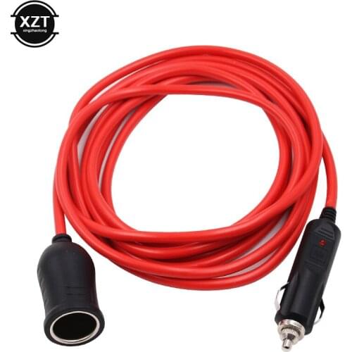12V 24V 10A Car Cigarette Lighter Extension Cord 3.5 M Socket Styling Charger Cable Female Socket Plug Car Cigarette Accessories