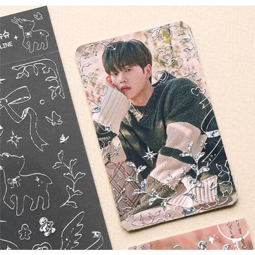 1 Pcs Cute Korean Ins Ribbon Stickers Flakes Kawaii DIY Decoration Scrapbooking Ablum Diary Colorful Adhesive Sticker Stationery