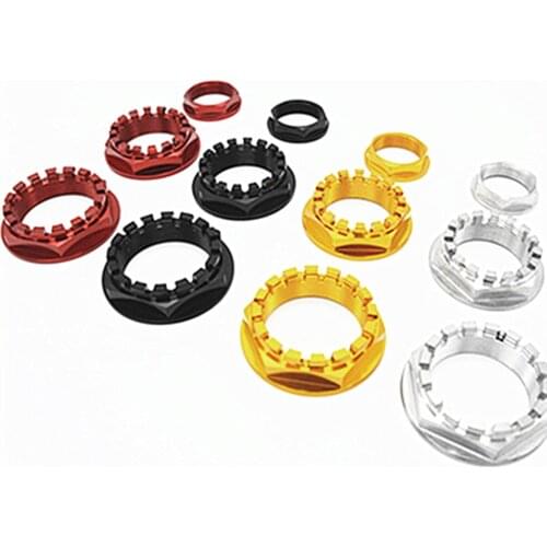 3PCS Front and Rear wheel axle nut CNC Racing 7075 Aluminum for Ducati