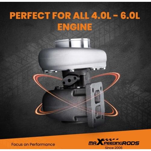 600+HP Universal Turbolader GT45 T4 flange turbo .66 A/R Com 1.05 A/R V-band Turbocharger Supercharger