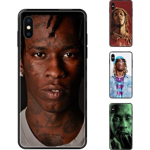 Young Thug Edge For Xiaomi Redmi Note 4 5 5A 6 7 8 8T 9 9S Pro Max Drop shipping Black Soft TPU Case Protective