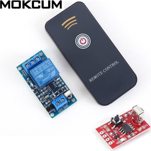 DC 3V-5V 1-Channel Infrared remote control switch module Infrared Receiver Board Module Remote Controller