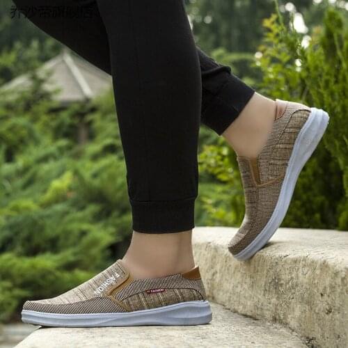 Spring Autumn Canvas for Men Shoes Sneakers Cheap Casual Sports Shoes Men Original Fashion Outdoor Shoes Mens Slip on Loafers