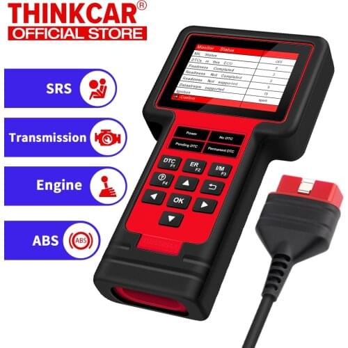 Thinkcar TS609 OBD2 Scanner ECM TCM ABS SRS System Diagnostic tool with Oil Brake TPMS SAS ETS Injec BMS DPF Reset free update