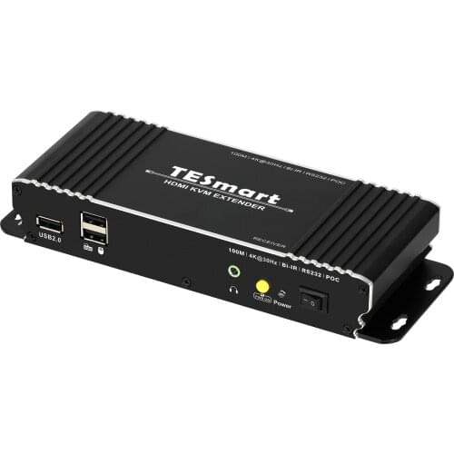 GOOD quality 100M HDMI KVM Extender 4K@30Hz with USB2.0