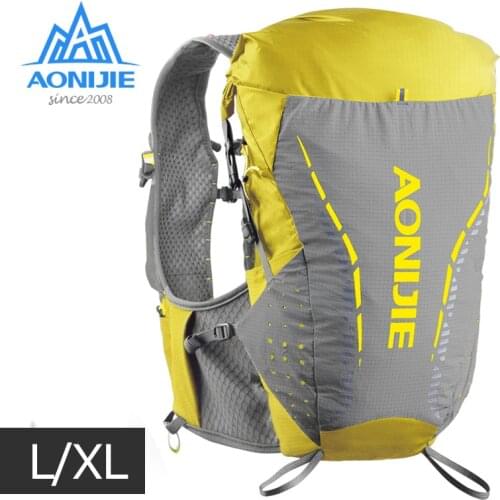 L/XL Size AONIJIE C9104 New Ultra Vest 18L Hydration Backpack Pack Bag Soft Water Bladder Flask for Trail Running Marathon Race