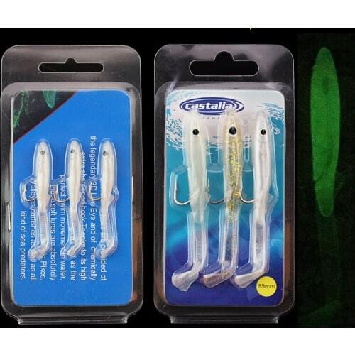 3 pcs small-scale fish simulated road subsoft-bait 5.5cm 8cm soft bait fish unpainted fishing lures bulk fishing tackle minnow