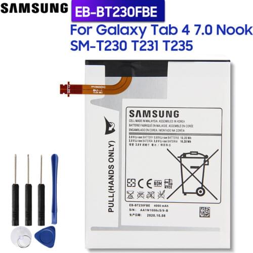 Samsung Original Replacement Tablet Battery EB-BT230FBE For Galaxy Tab 4 7.0 Nook SM-T230 T231 T235 EB-BT239ABE EB-BT230FBU
