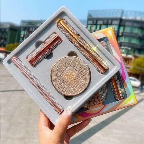 Peach Blush Bright Starry Sky Makeup Set Beauty Cream Lipstick Eyeliner Mascara Face Makeup Set