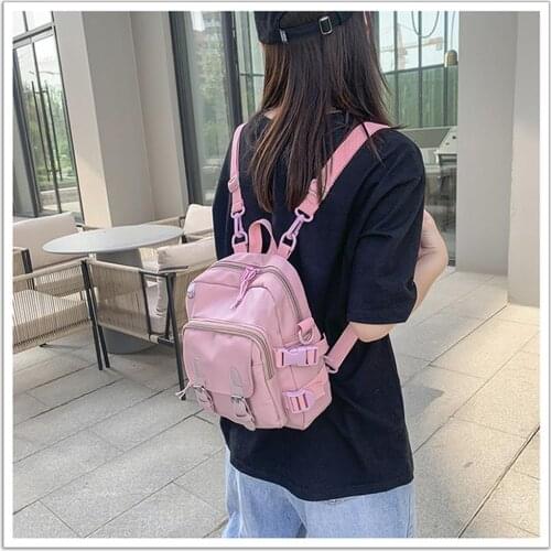 Japanese Style Cute Mini Backpacks Fashion Nylon Women Waterproof Nylon Small Shoulder Bags for Teenage Girls Travel Bagpack