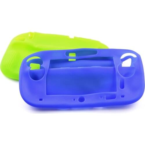 Silicone case protective Skin Case Cover for wii u gamepad Controller 10pcs/lot